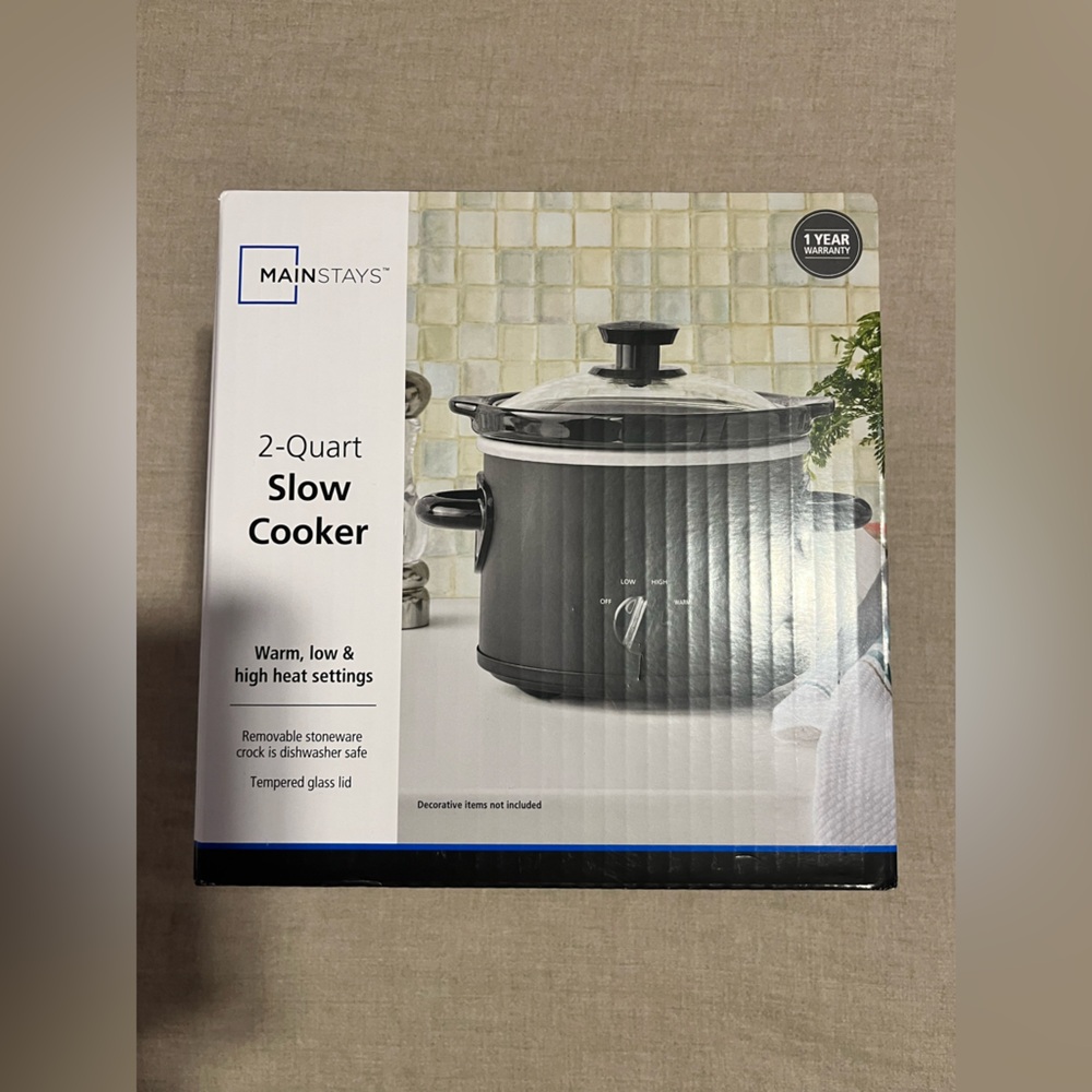 Mainstays 2 Quart Slow Cooker